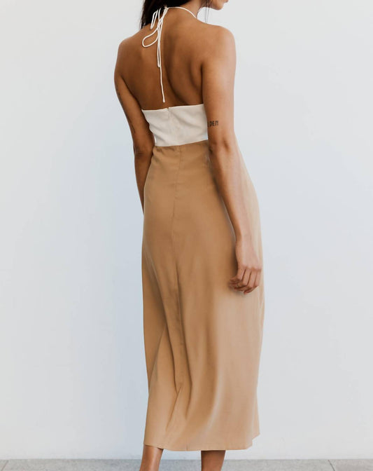 Let's Split Slip Midi Dress