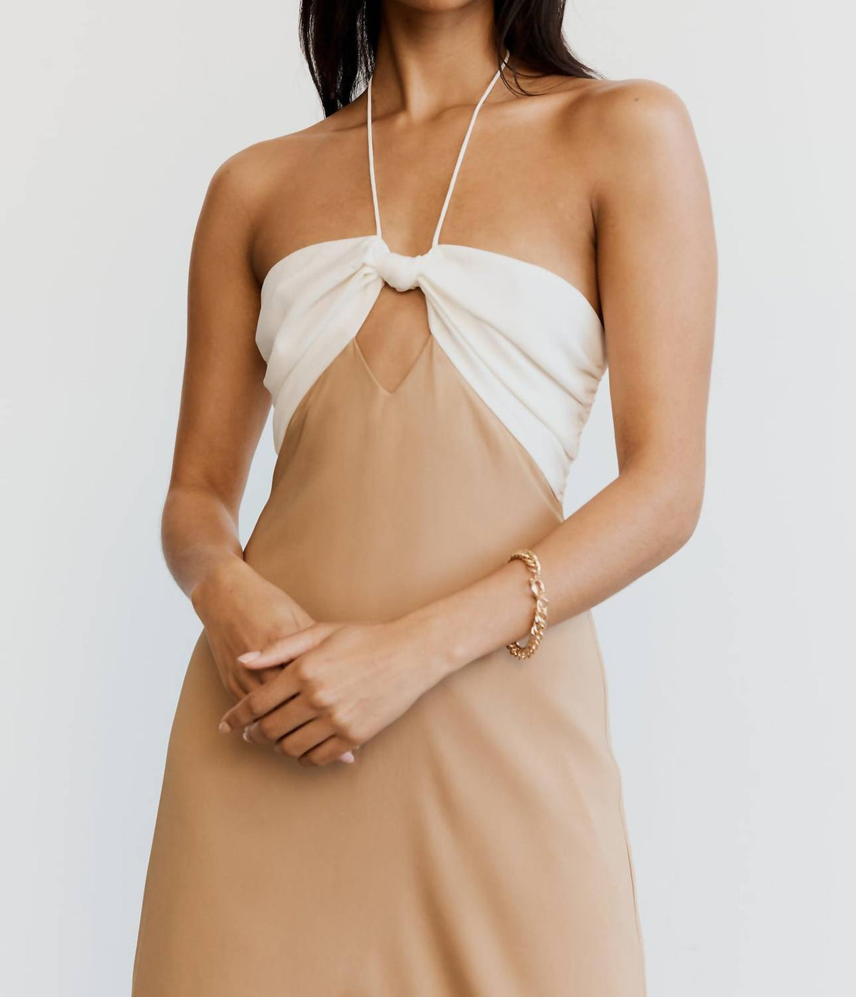 Let's Split Slip Midi Dress