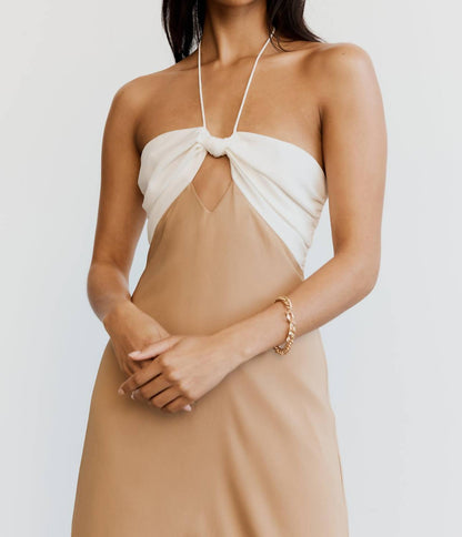 Let's Split Slip Midi Dress