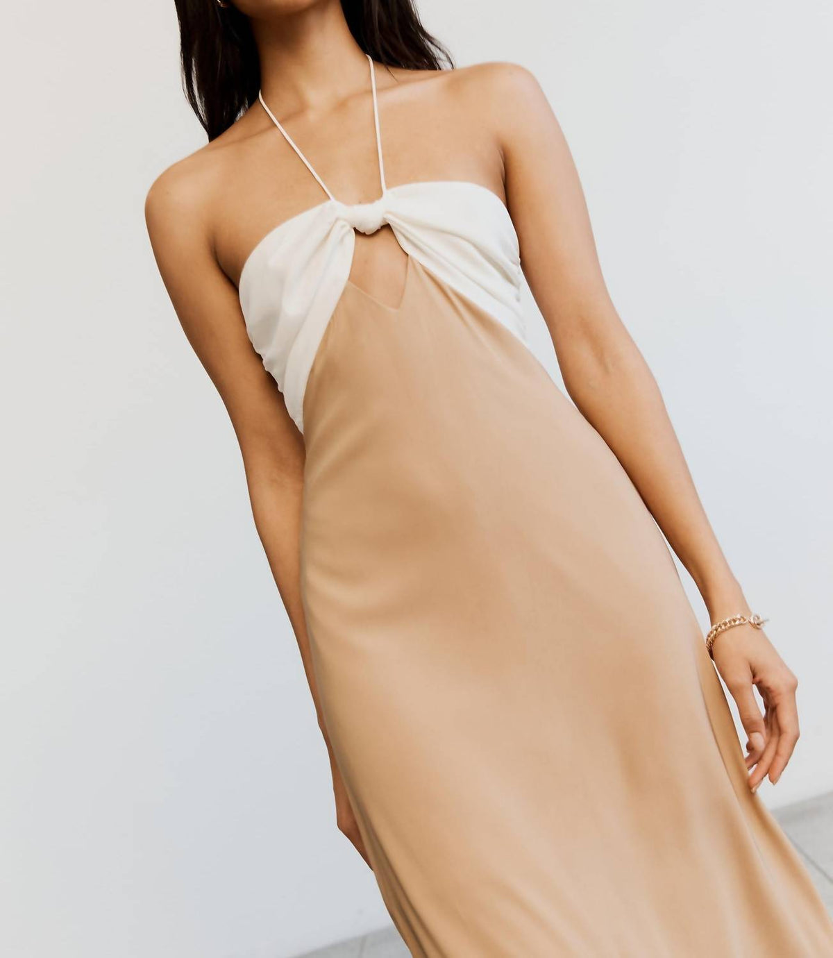 Let's Split Slip Midi Dress