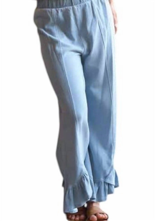 Akela Terry Ruffle Pants
