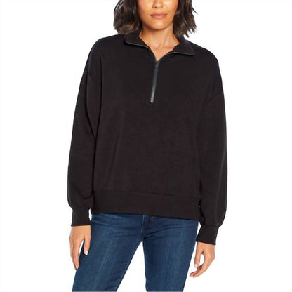 Women's Quarter Zip Pullover Top
