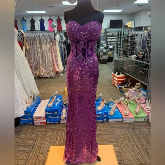 Women's Sequined Prom Dress