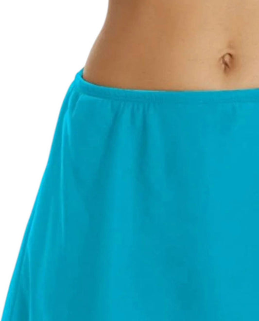 Plus Size Solid Swim Skirt