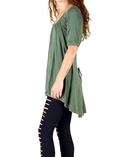Corset Back Cotton Jersey