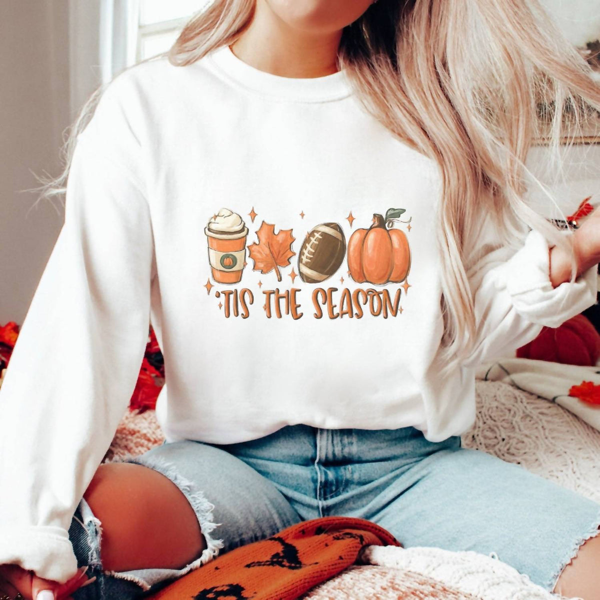 Tis The Season Fall Crewneck Sweatshirt