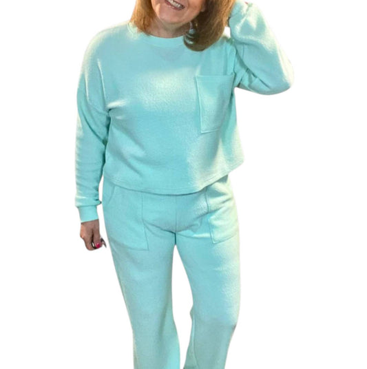 Misty Waffle Knit Pullover