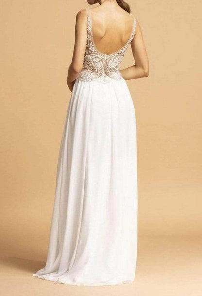 Beaded A-line Maxi Dress