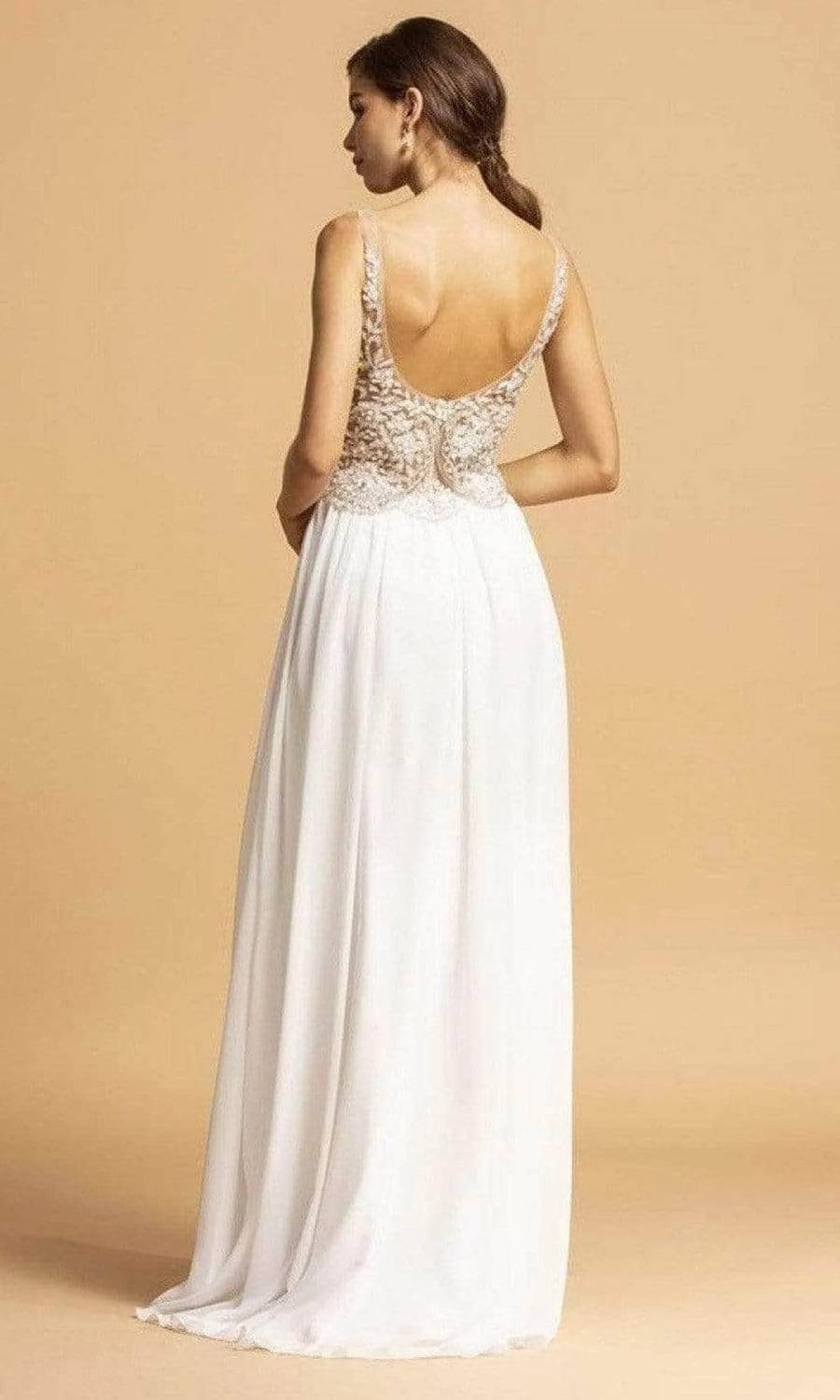 Beaded A-line Maxi Dress