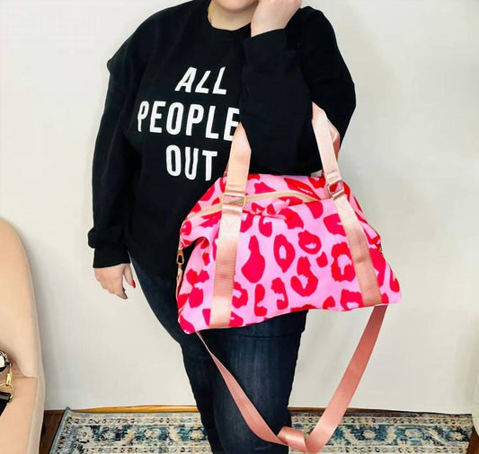 Leopard Duffle Bag