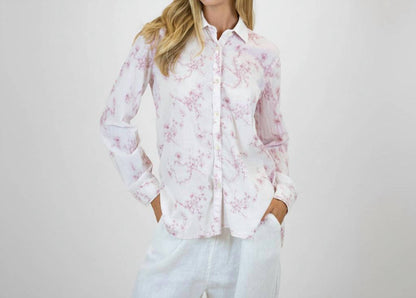 Clara Embroidery Cotton Shirt