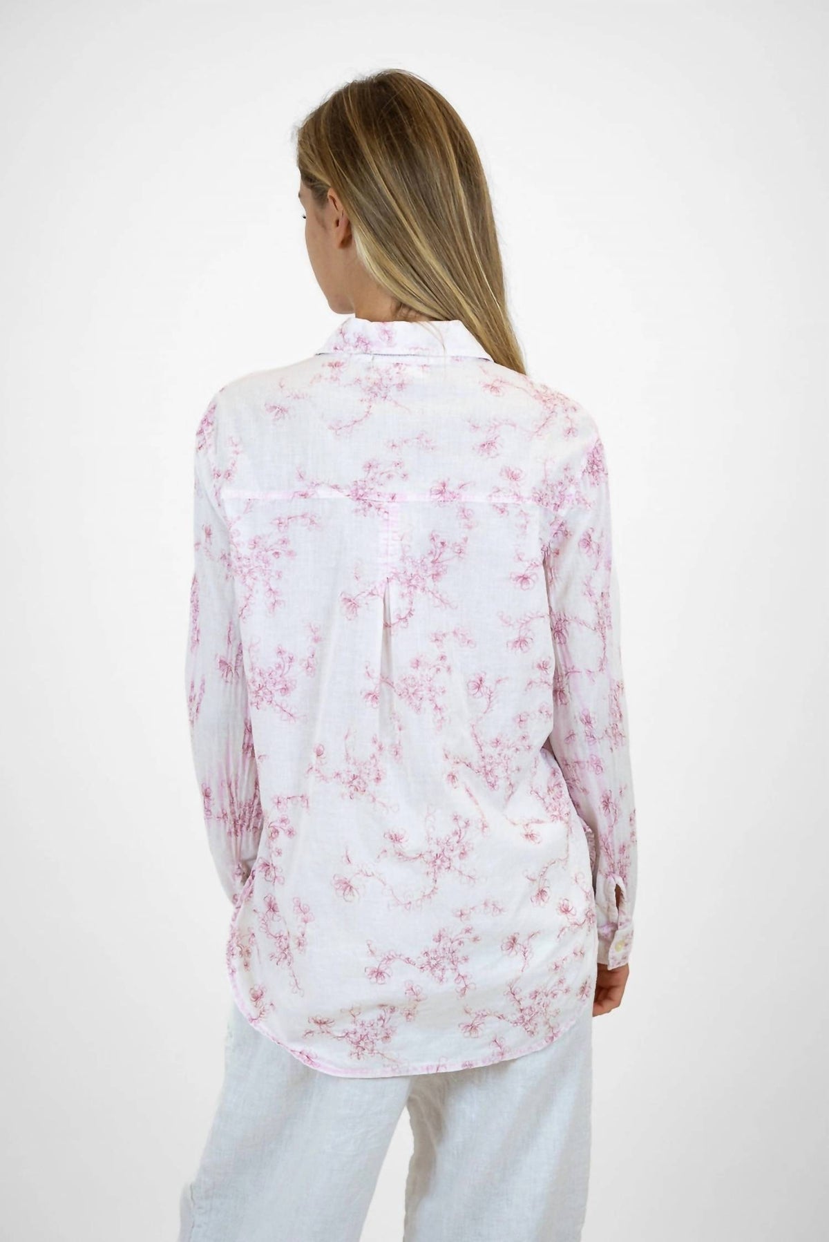 Clara Embroidery Cotton Shirt