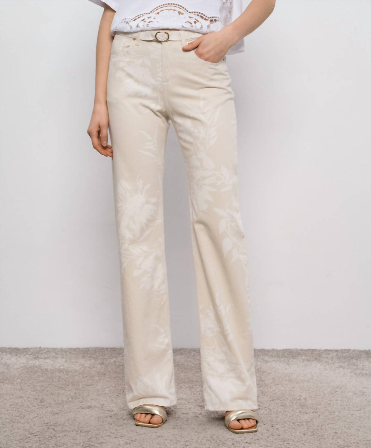 PRINTED JEANS