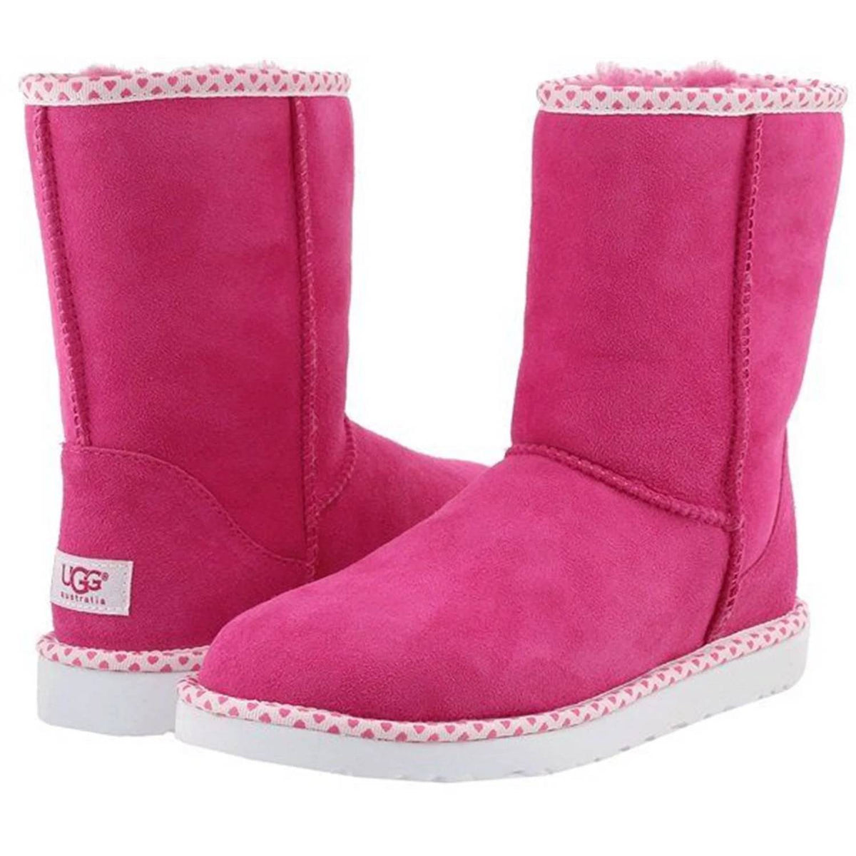 Kid's Classic Short Hearts Boot