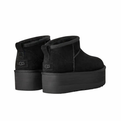 Women's Classic Mini Platform Slide On Winter Boots