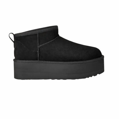 Women's Classic Mini Platform Slide On Winter Boots