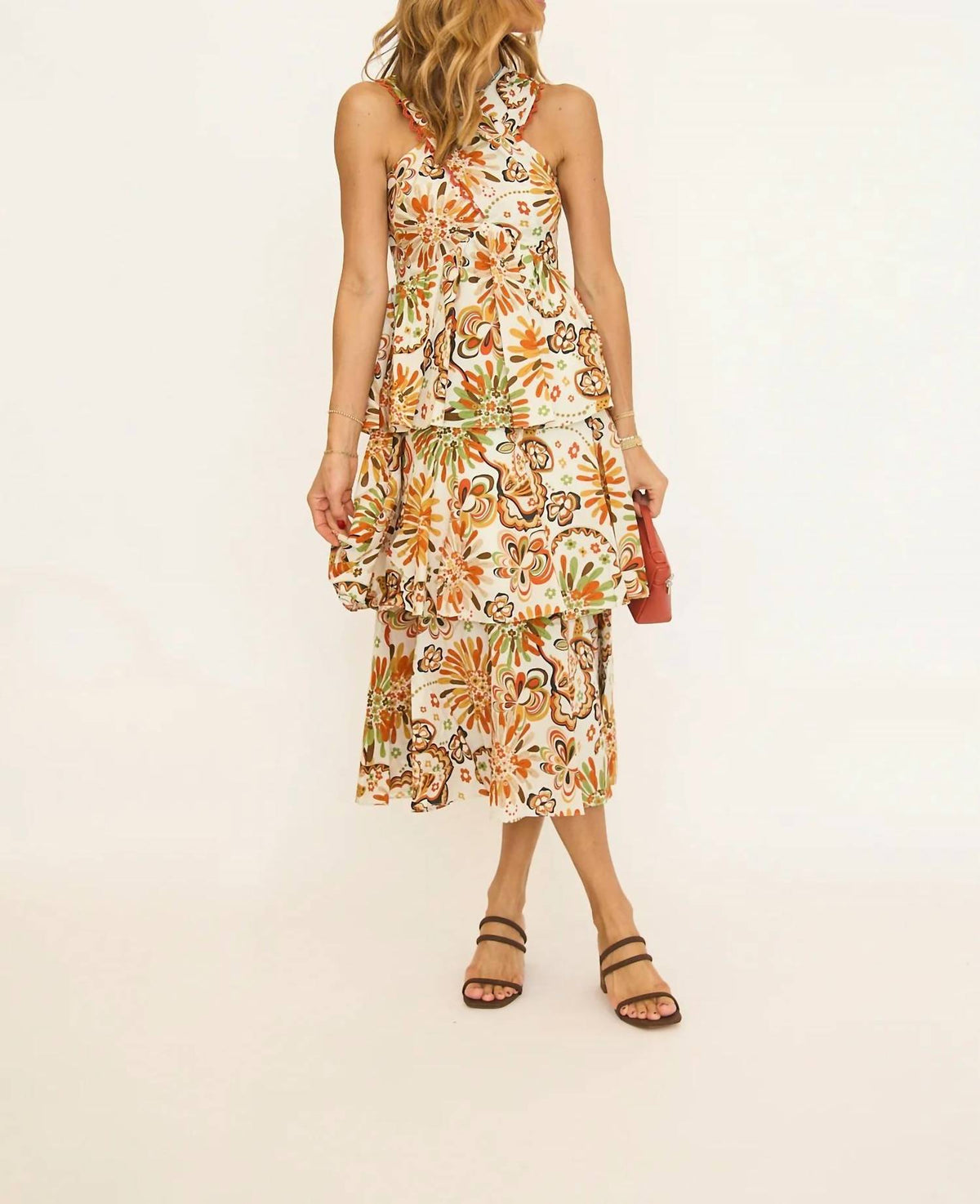 Savanna Tiered Halter Dress