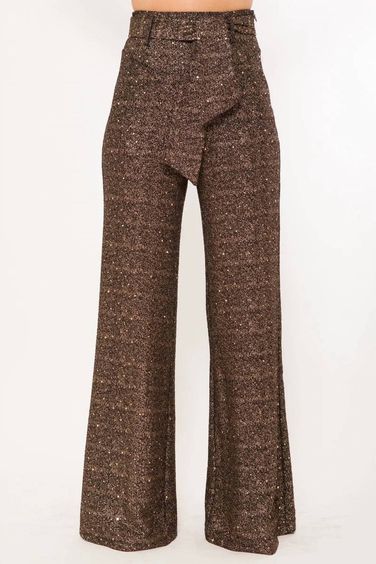 Sofia High Waisted Shimmer Pants