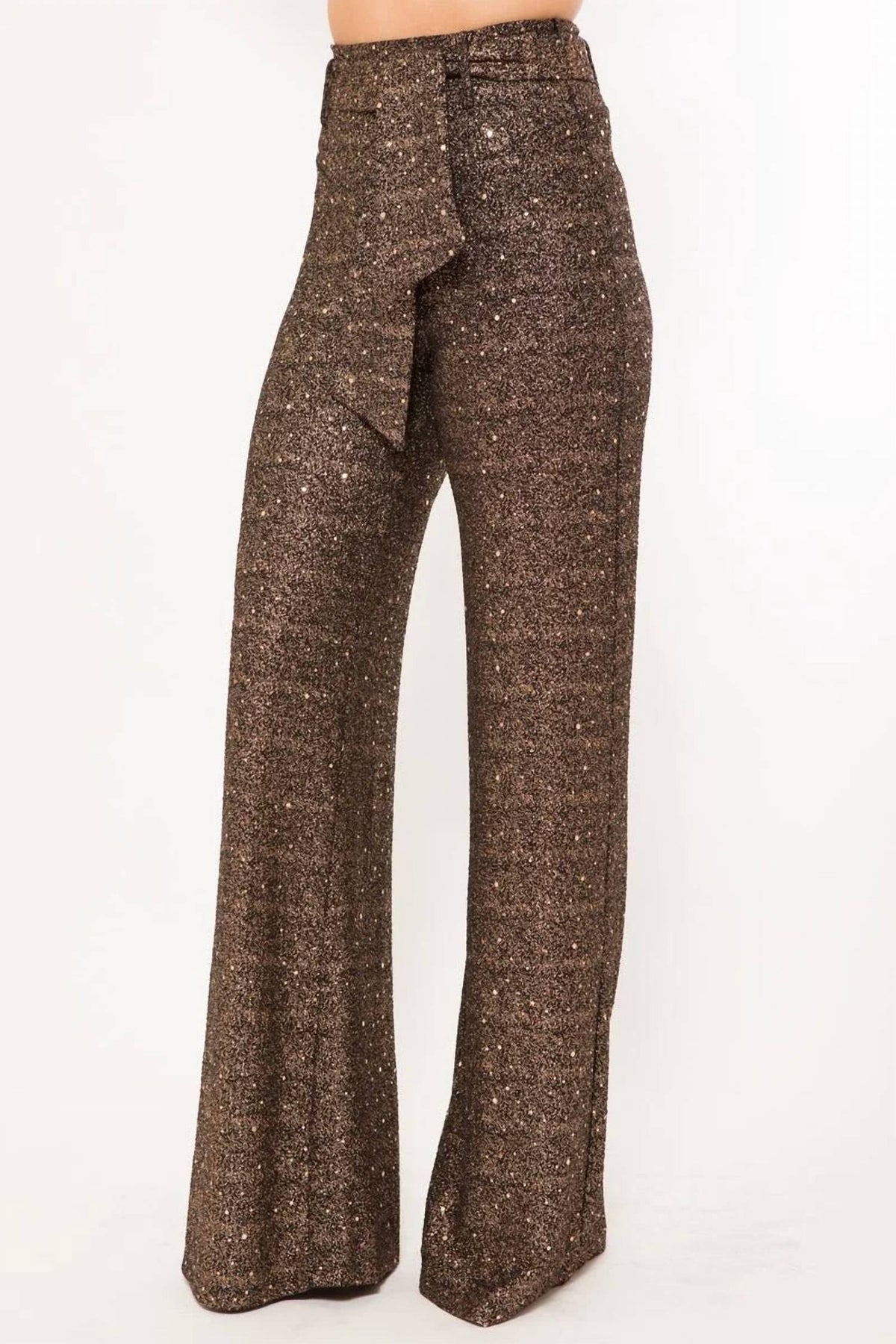 Sofia High Waisted Shimmer Pants