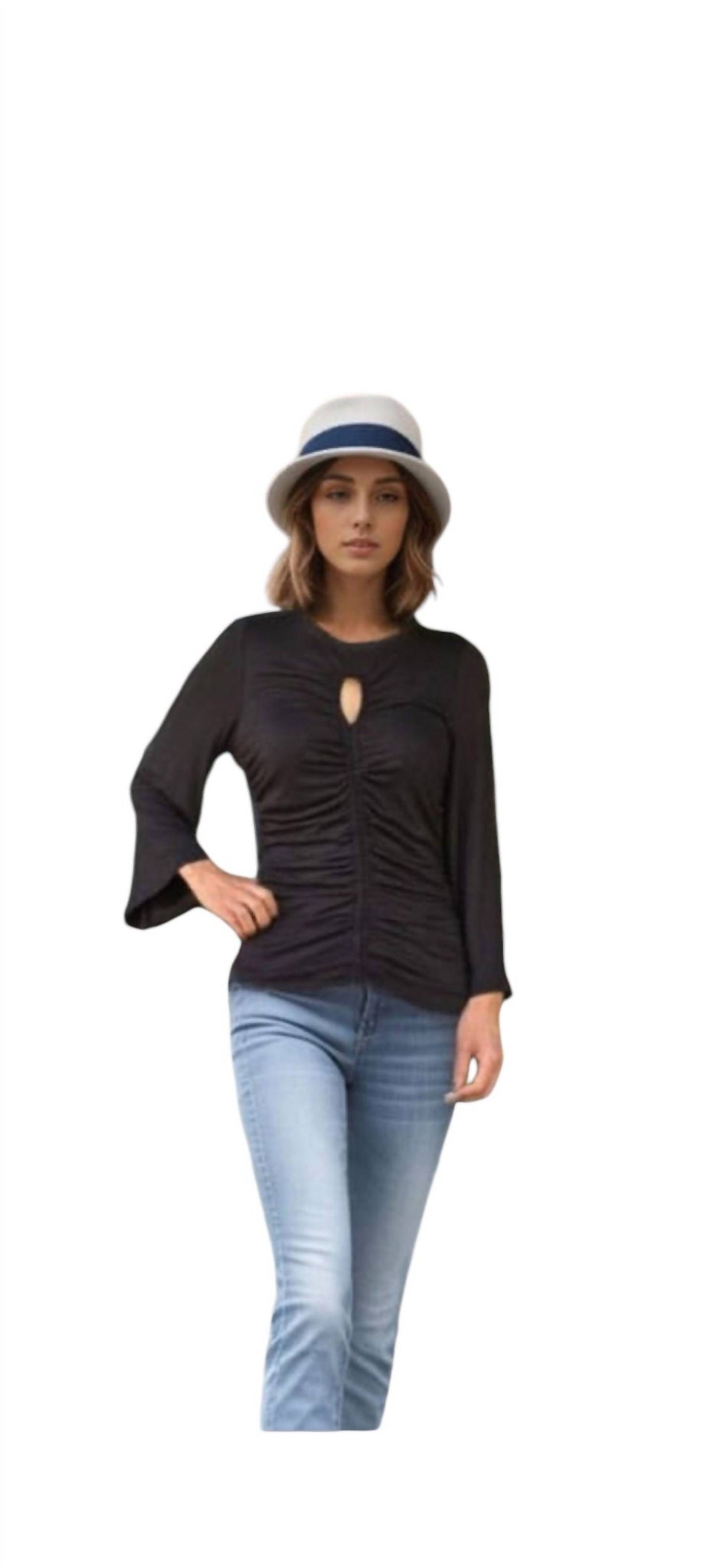 Anais Front Key Hole Top