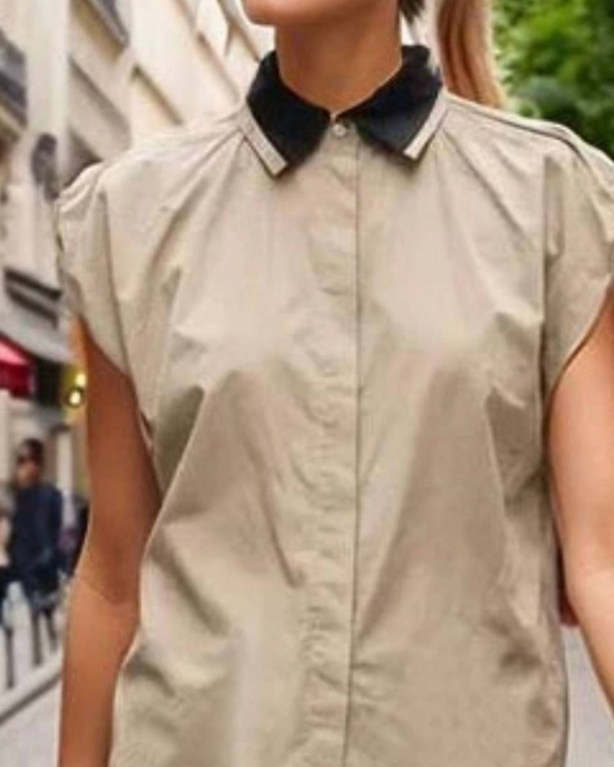 Detachable Collar Blouse