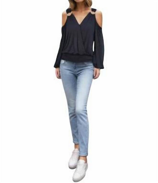 Open Shoulder Ring Top