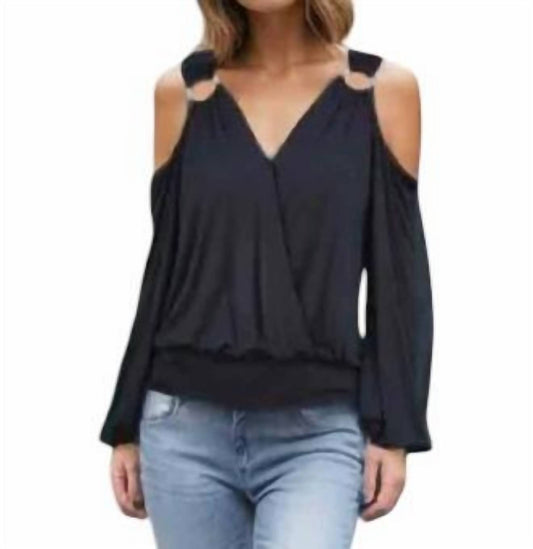 Open Shoulder Ring Top