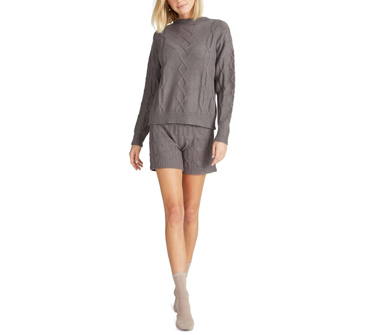 Cable Knit Shorts