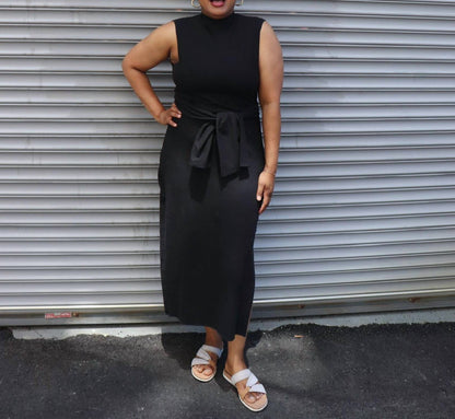 Hemp Column Maxi Dress