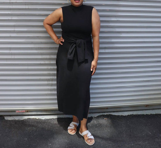 Hemp Column Maxi Dress