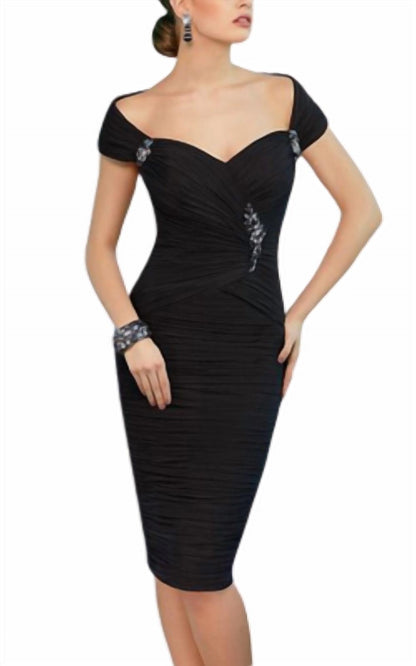 Ruched Cocktail Dress