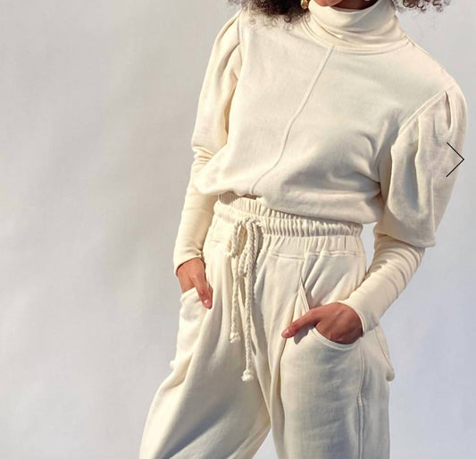 Undyed Funnel Neck Top