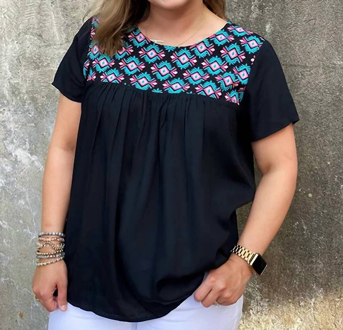 JoJo Embroidered Top