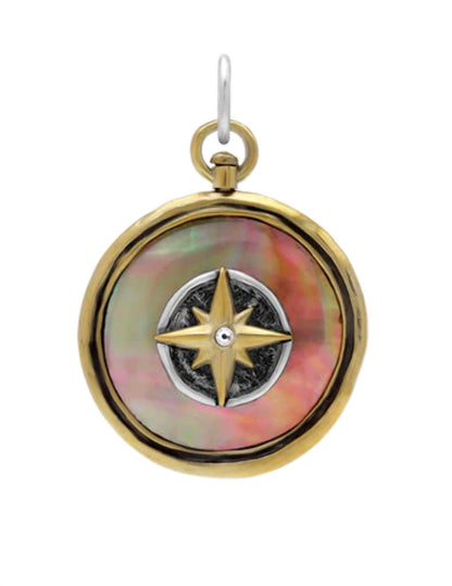 Inner Compass Abalone Charm