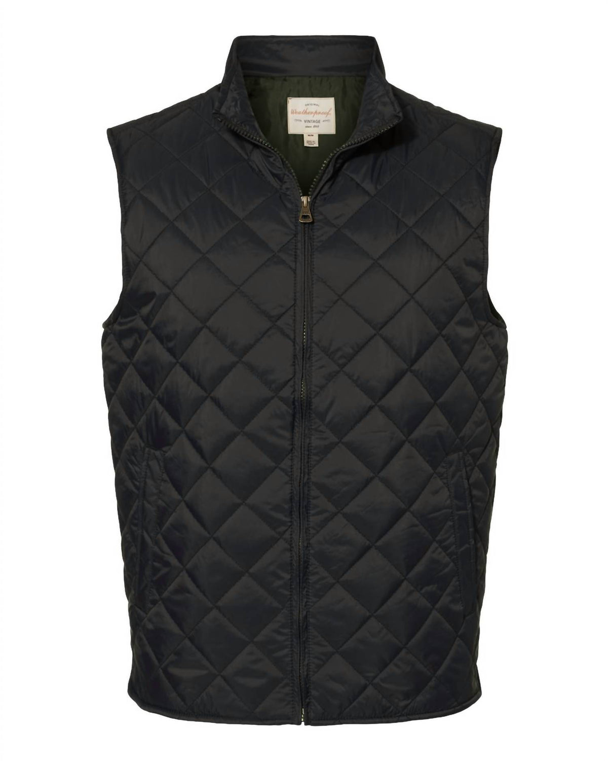 Men's Vintage Diamond Quilted Vest