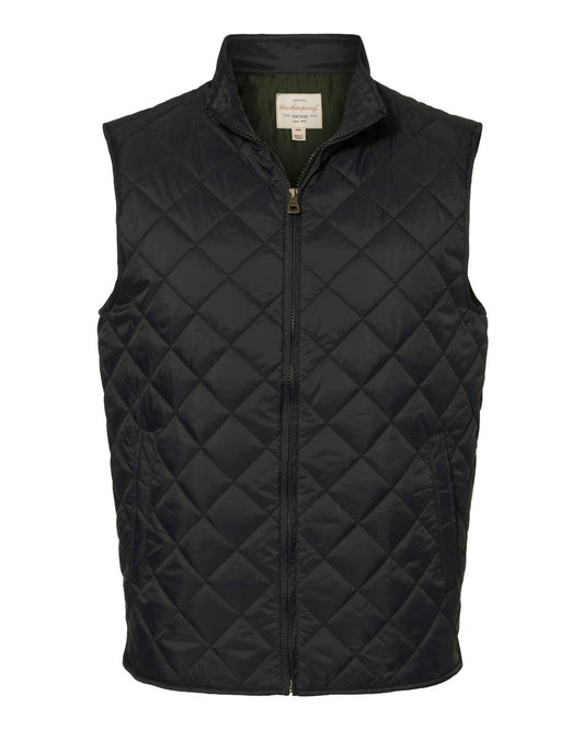 Men's Vintage Diamond Quilted Vest