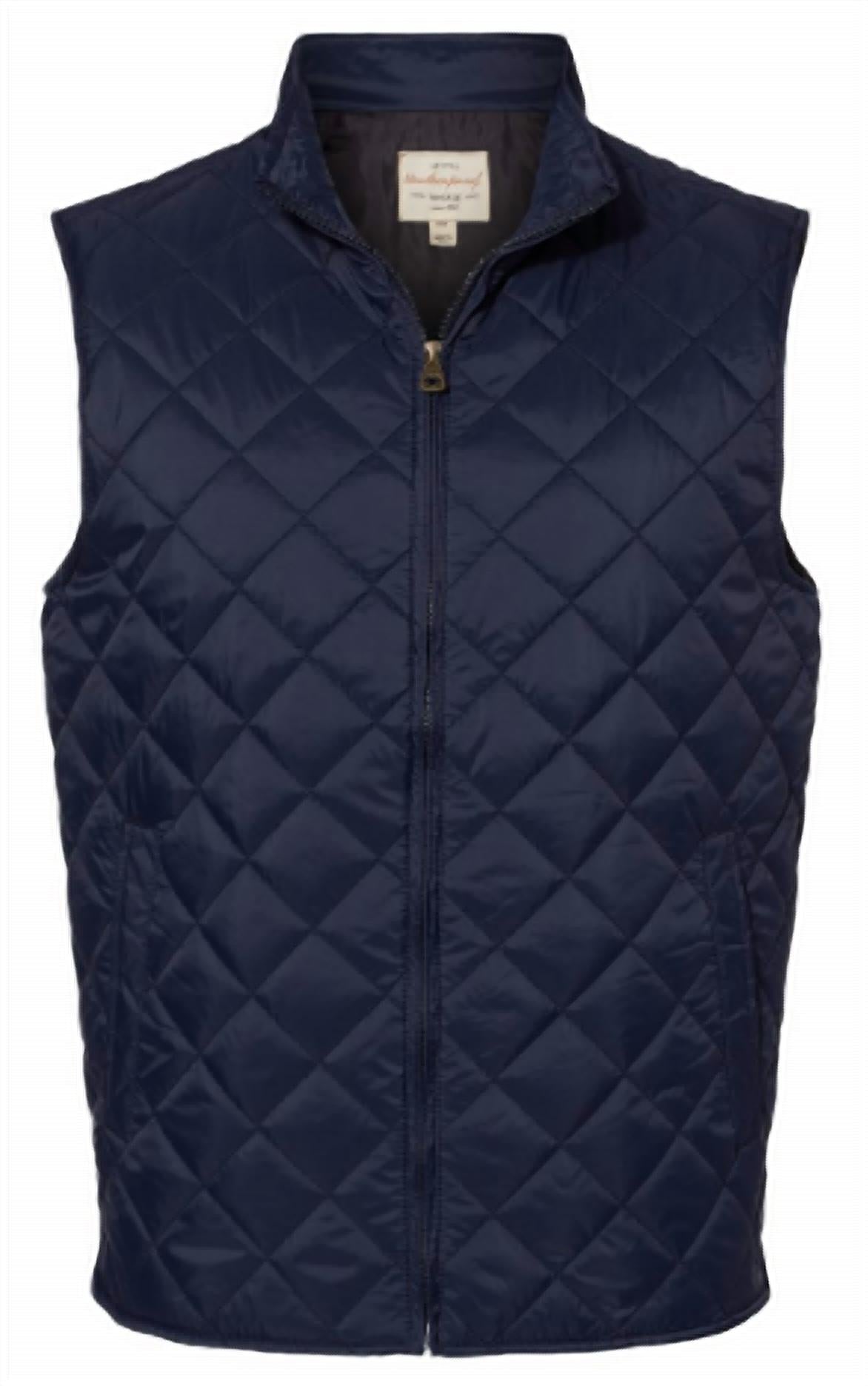 Men's Vintage Diamond Quilted Vest