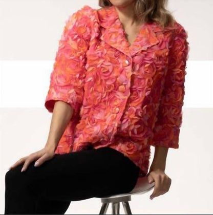Flower Print Jacket
