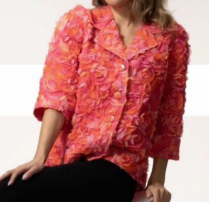 Flower Print Jacket