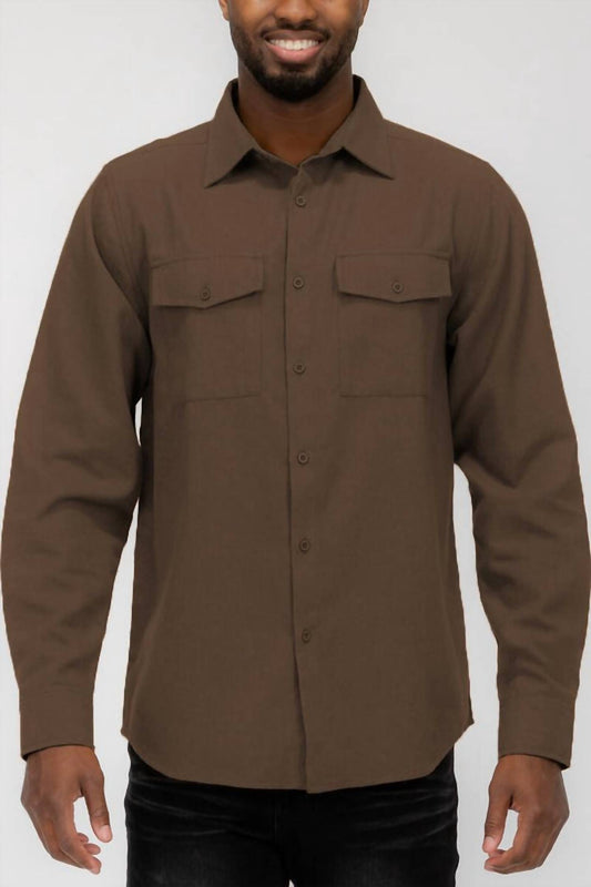 Long Sleeve Button Down Flannel