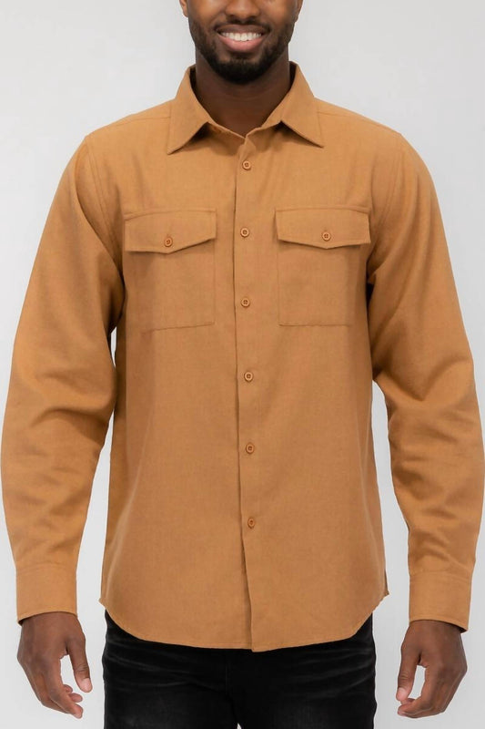 Long Sleeve Button Down Flannel