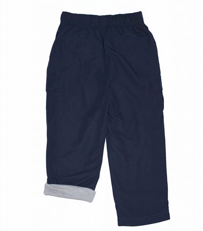 Kids Lined Microfiber Cargo Pants
