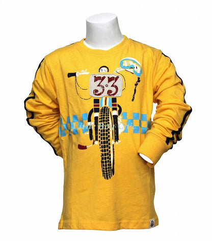 Kids Long Sleeve Dirt Bike T-shirt