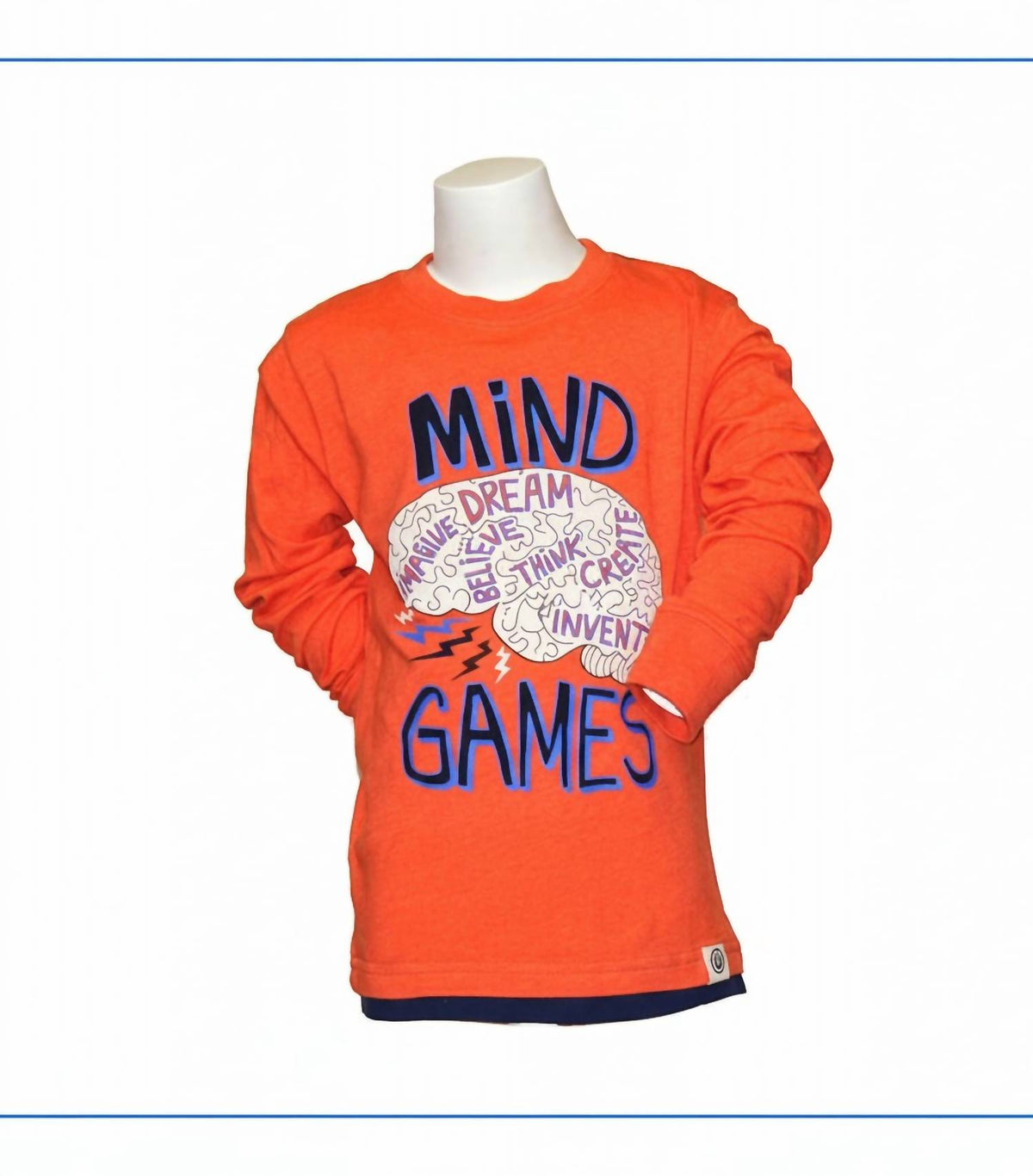 Kids Long Sleeve Mind Games T-shirt