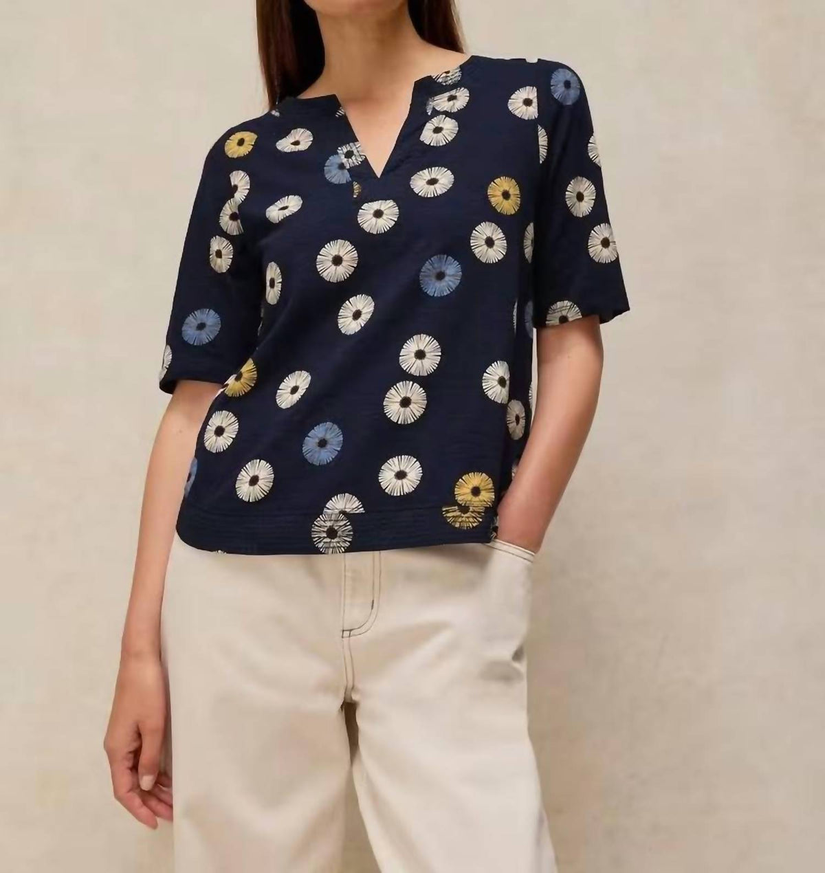 Weaver Notch Neck Top