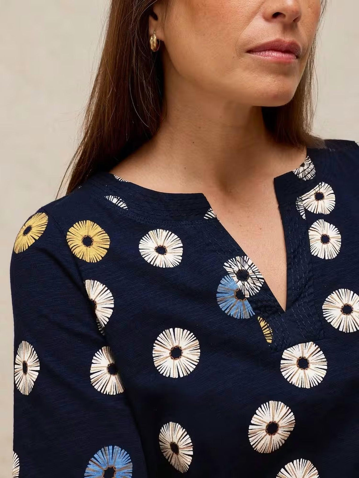 Weaver Notch Neck Top