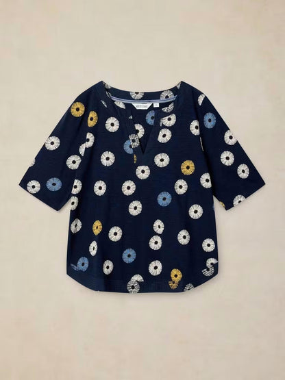 Weaver Notch Neck Top