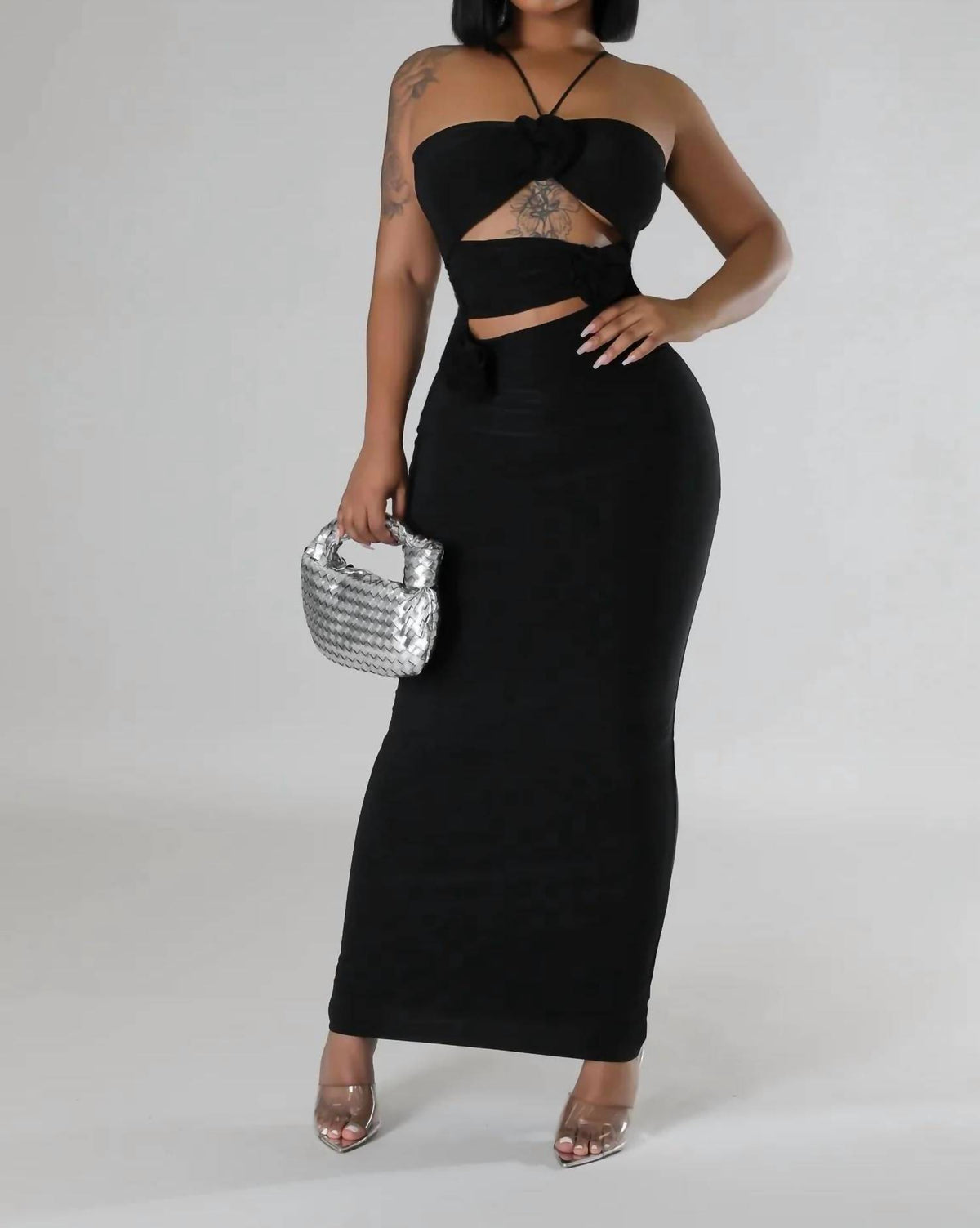 Asha Rose Midi Dress
