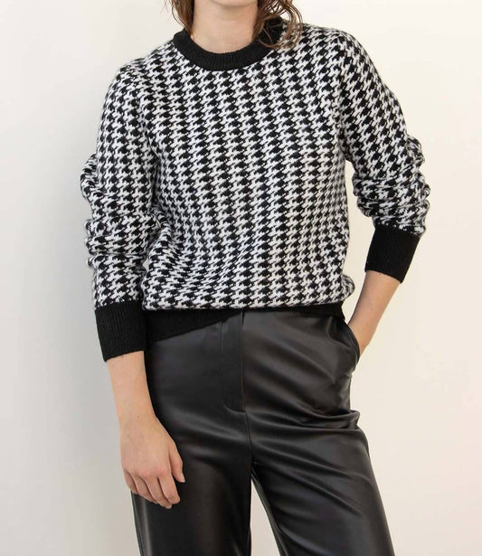Stella Houndstooth Pullover