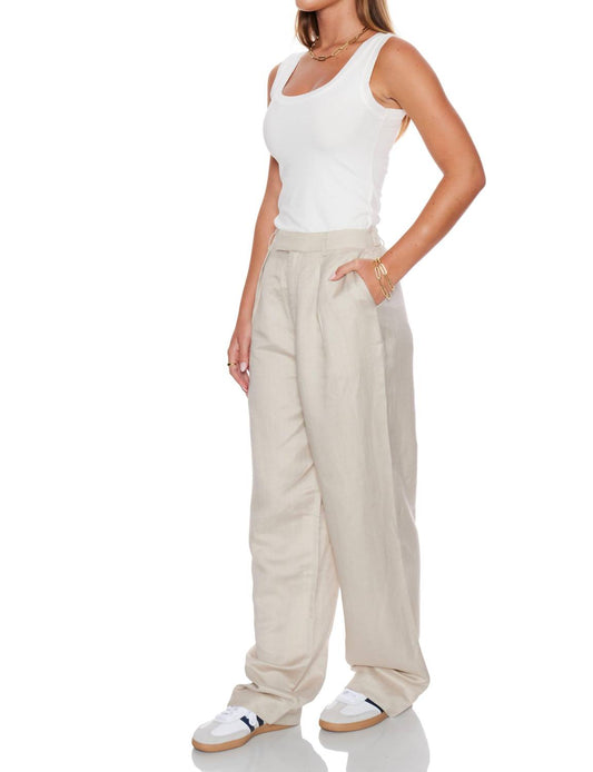 Villa Tailored Linen Pants